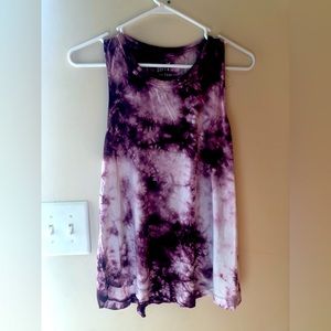 American Eagle Super Soft Tank Size XS Color Plum Tie Dye
